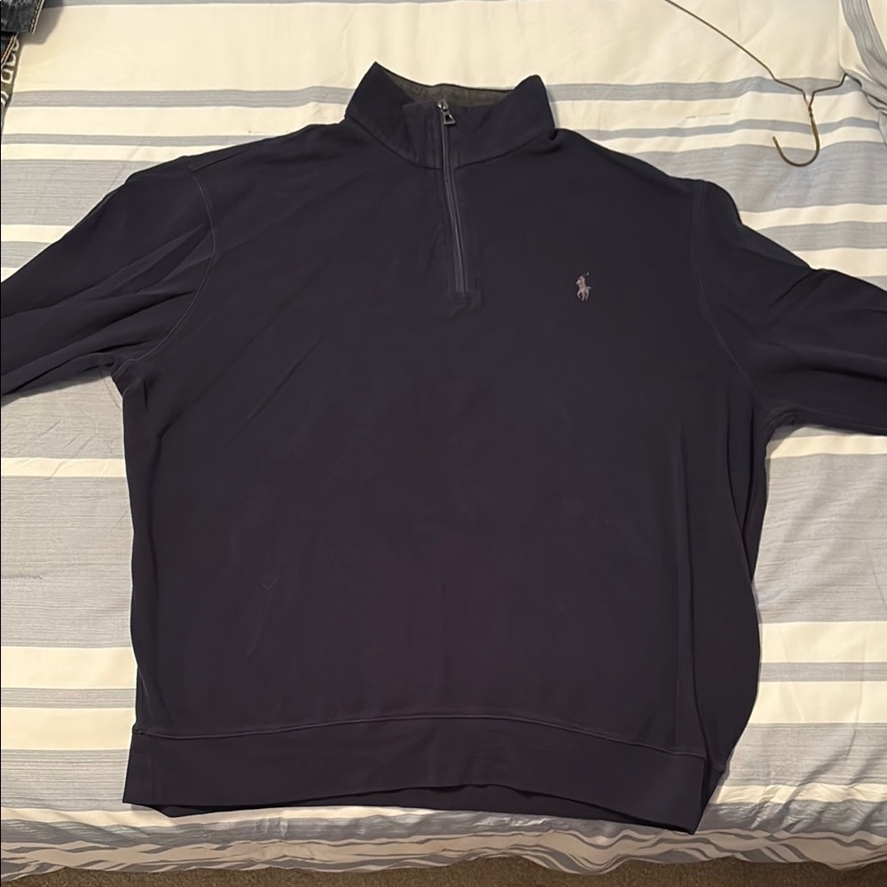 Polo Ralph Lauren Navy sip up sweater, size XL. Great shape.